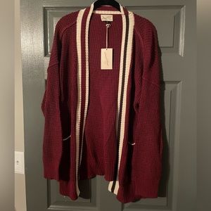 Open Cardigan Sweater